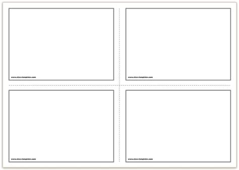 cue cards template